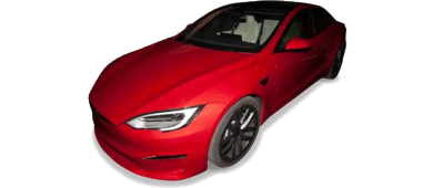 Tesla Model S Plaid leasen - front angle - DirectLease